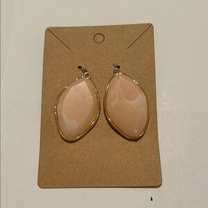 Style & Co. Gold and Peach Earrings
